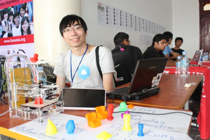 3D Print Maker Community from Hong Kong at Open Source Conference FOSSASIA 2015, Phnom Penh